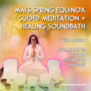 spring equinox guided meditation and healing sound bath